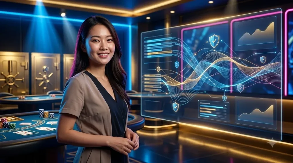 Màn hình điều khiển hiện đại chỉ dẫn chơi bắn cá uy tín