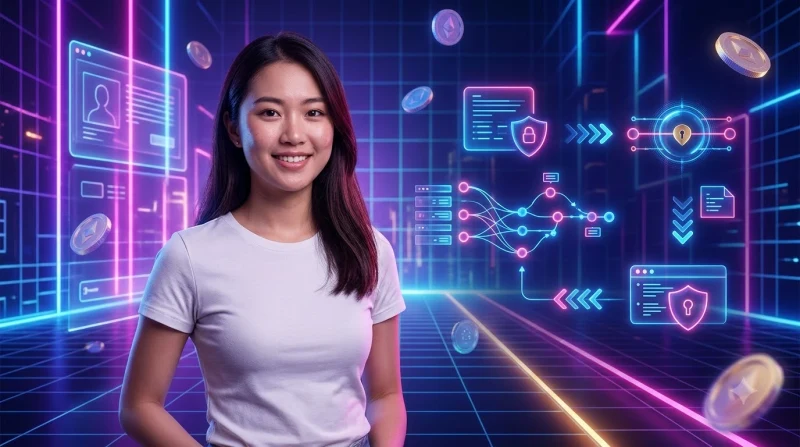 Điện thoại trên bệ pedestal với giao diện holographic minh họa khái niệm ứng dụng di động