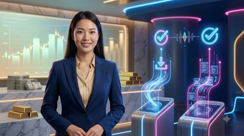 Hai điện thoại song song minh họa cách cài đặt app CM88 trên Android và iOS