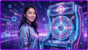 Minh họa giao diện vòng quay và biểu tượng trong Jackpot slot CM88.