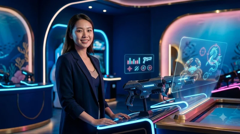 Mục tiêu cá vàng lớn trong game bắn cá CM88 với kẻ ngắm phát sáng