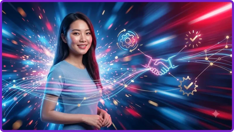 Người dùng bảo vệ tài khoản trực tuyến với lớp bảo mật và biểu tượng khóa