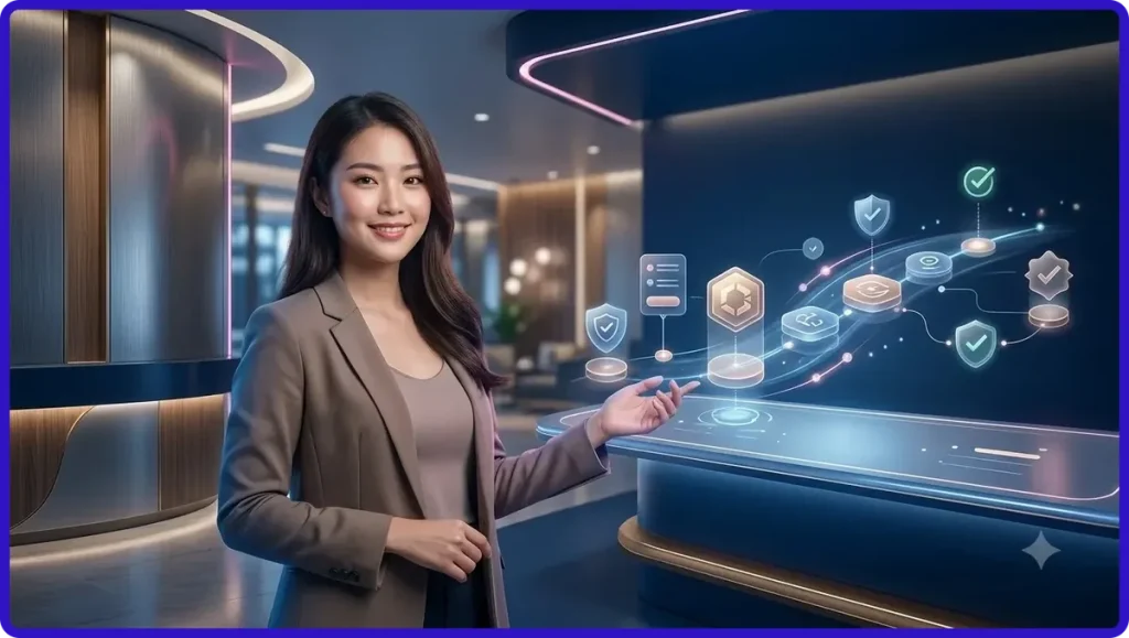 Người chơi chọn số trên điện thoại tham gia xổ số online